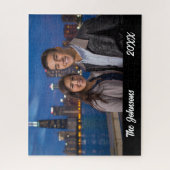 Modern Simple Couple Foto Jigsaw Puzzle (Vertikal)