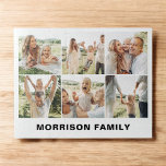 Modern Simple Custom 6 Photo Collage Puzzle<br><div class="desc">Create a fun and memorable activity with our Modern Simple Custom 6 Photo Collage Jigsaw Puzzle! Personalize this puzzle with six of your favorite photos for a unique and meaningful design. Perfect for family gatherings, game nights, or as a thoughtful gift, it combines entertainment with a personal touch. Made with...</div>