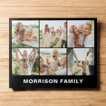 Modern Simple Custom 6 Photo Collage Puzzle<br><div class="desc">Create a fun and memorable activity with our Modern Simple Custom 6 Photo Collage Jigsaw Puzzle! Personalize this puzzle with six of your favorite photos for a unique and meaningful design. Perfect for family gatherings, game nights, or as a thoughtful gift, it combines entertainment with a personal touch. Made with...</div>