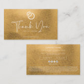 Modern Simple Custom Business Logo Coupon Promo Telefonnummerkarte (Vorne/Hinten)