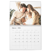 Modern Simple Custom Family Foto 2023 Planer Kalender (Feb 2026)