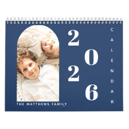 Modern Simple Custom Family Foto 2024 Planer Kalender