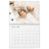Modern Simple Custom Family Foto 2024 Planer Kalender (Jan 2026)