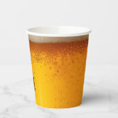 modern simple drinking  beer Christmas party Pappbecher (Links)