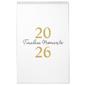 Modern Simple Elegant 2026 Calendar Kalender (Titelbild)