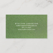 Modern Simple elegant typography Loyalty Card Visitenkarte (Rückseite)