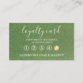 Modern Simple elegant typography Loyalty Card Visitenkarte (Vorderseite)