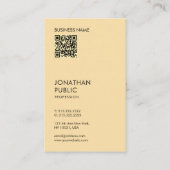 Modern Simple Elegante Beruflich Oceania Gold Visitenkarte (Rückseite)