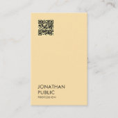 Modern Simple Elegante Beruflich Oceania Gold Visitenkarte (Vorderseite)