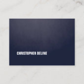 Modern Simple Eleganture Texture Blue WhiteConsult Visitenkarte (Vorderseite)