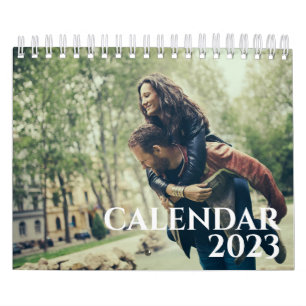 Modern Simple Family Collage Foto 2023 Calendar Kalender