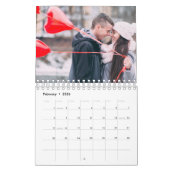 Modern Simple Family Collage Foto 2024 Kalender (Feb 2026)