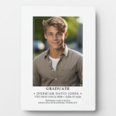 Modern Simple Foto Abschluss Tabletop Easel Fotoplatte (Vorderseite)