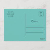 Modern Simple Foto Abschluss Vielen Dank Postcard Postkarte (Rückseite)