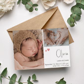 Modern Simple Foto Collage Herzlichen Dank an Sie Ankündigung