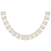 Modern Simple Gold Terrazzo Wimpelkette (Alle)