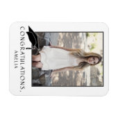 Modern Simple Herzlichen Glückwunsch Abschluss Fot Magnet (Horizontal)