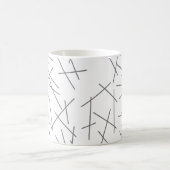 Modern, simple, messy graphic line pattern kaffeetasse (Mittel)