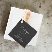 Modern Simple Minimalistisch Chic Vielen Dank Geschenkanhänger