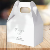 Modern Simple Minimalistisch Chic Vielen Dank Geschenkschachtel