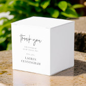 Modern Simple Minimalistisch Chic Vielen Dank Geschenkschachtel