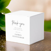 Modern Simple Minimalistisch Chic Vielen Dank Geschenkschachtel