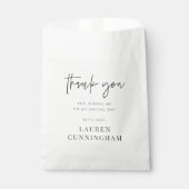 Modern Simple Minimalistisch Chic Vielen Dank Geschenktütchen (Vorderseite)