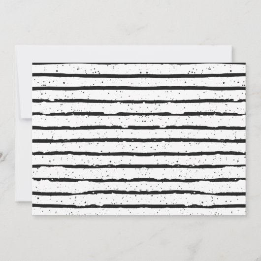 Modern Simple Party Animal Invitation Einladung (Rückseite)