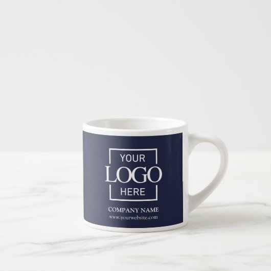 Modern Simple Personalized Company Branding Logo Espressotasse (Rechts)
