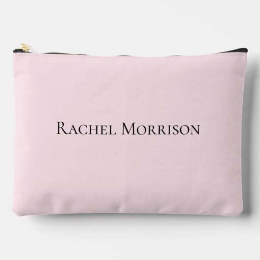 Modern Simple Personalized Name Zubehörtasche (Vorderseite)