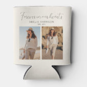 Modern & Simple Photo Collage Memorial Dosenkühler (Vorderseite)