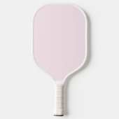 Modern Simple Pink Initial Monogram Pickleball Schläger (Rückseite)