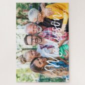 Modern Simple Playful Script Family Photo Puzzle (Vertikal)