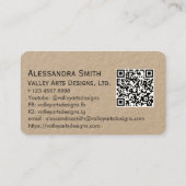 Modern Simple Professional Business Nail Tech Card Telefonnummerkarte (Rückseite)