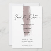 Modern Simple Sand Terracotta Pinakothek Züst Save The Date (Vorderseite)