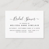 Modern Simple Script Brautparty Ticket laden (Vorderseite)