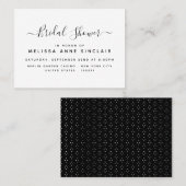 Modern Simple Script Brautparty Ticket laden (Vorne/Hinten)