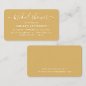 Modern Simple Script Brautparty Ticket laden Begleitkarte (Vorne/Hinten)