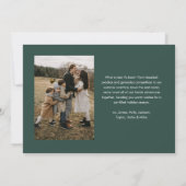 Modern Simple Script Frohe Weihnachten 2 Foto (Rückseite)