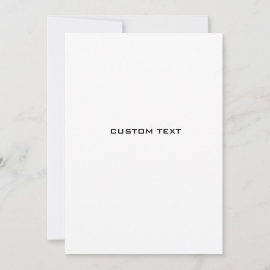 Modern Simple Script Minimalistisch Boho Wedding Einladung (Rückseite)