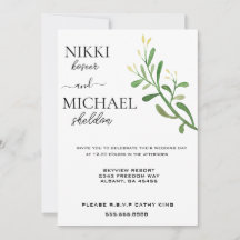 Modern Simple Script Minimalistisch Boho Wedding