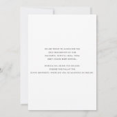 Modern Simple Script Overlay Foto 2023 Abschluss Ankündigung (Rückseite)