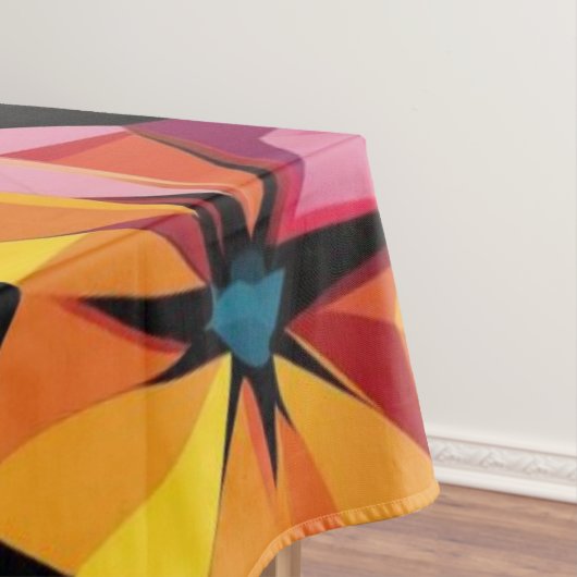 modern Simple Star geometric colorful pattern Tischdecke (Beispiel)