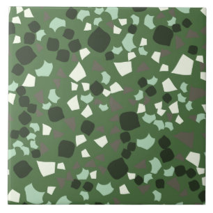 Modern Simple Terrazzo Green Fliese