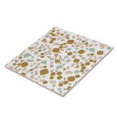 Modern Simple Terrazzo White Gold Fliese (Seite)