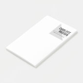 Modern Simple Trendy Minimalist Plain Post-it Klebezettel (angewinkelt)