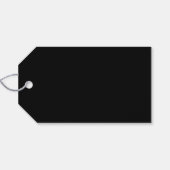 Modern Simple Typography Christmas Holiday Geschenkanhänger (Rückseite Horizontal)