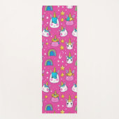 modern simple unicorn pattern rainbow for her yogamatte (Vorderseite)