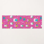 modern simple unicorn pattern rainbow for her yogamatte (Vorderseite (Horizontal))