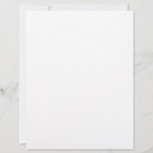 Modern Simple White Professional  Briefbogen (Rückseite)